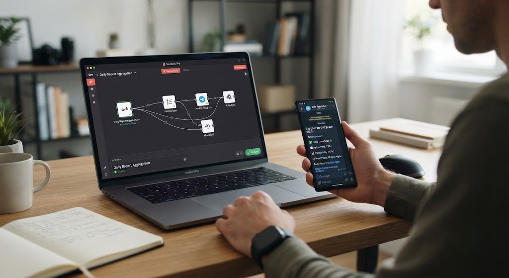 AI AGENT FOR DAILY REPORT BY N8N